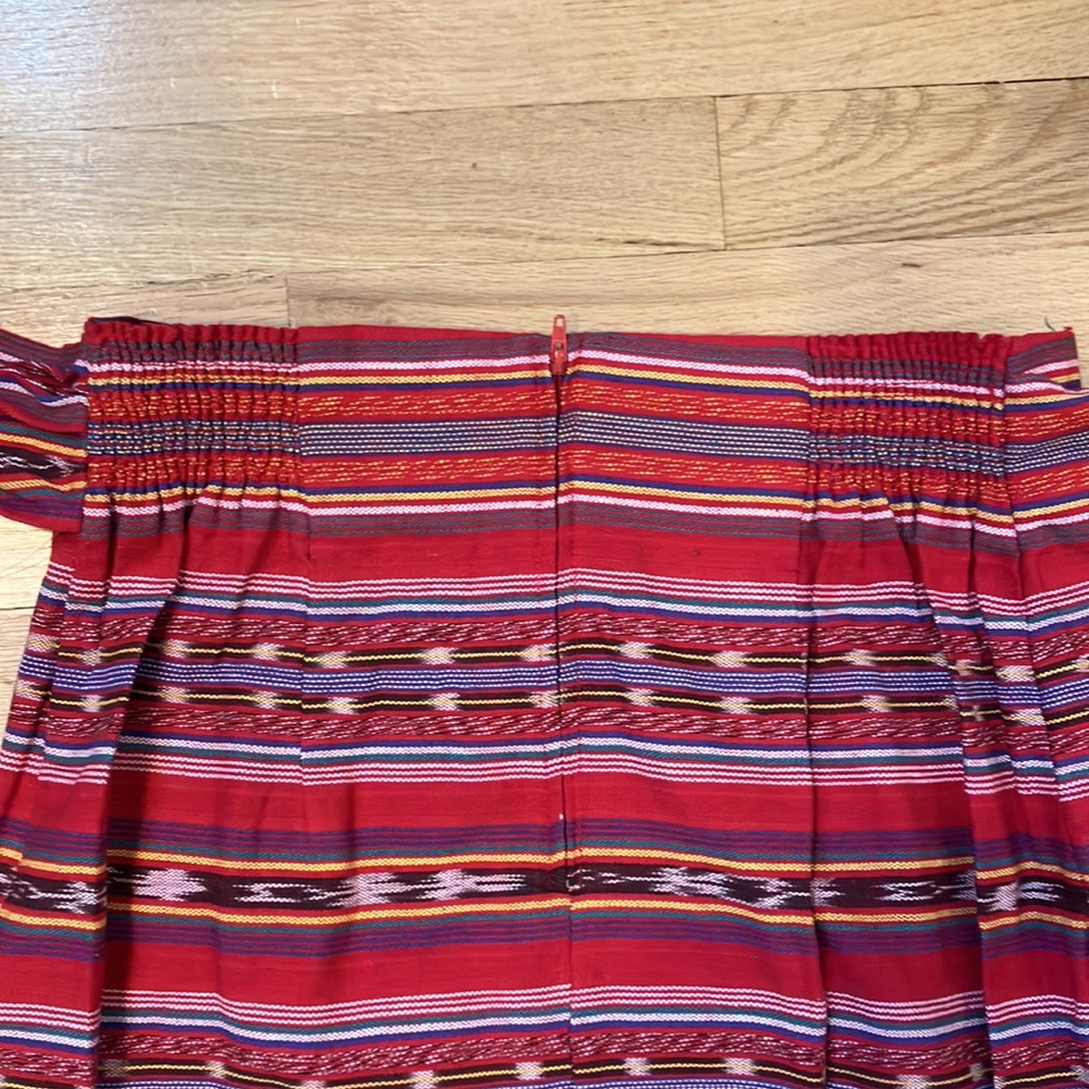 NWT An Original Rickie Design by Laundry southwestern look skirt with wrap/knot - Picture 7 of 9